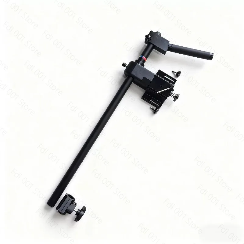 Fish Finder Transducer - 70cmのアルミニウム製ソナー変換器用サポートホルダー。カヤックやボートに取り付けて魚群探知機を設置するための、調整可能な固定クランプブラケット。