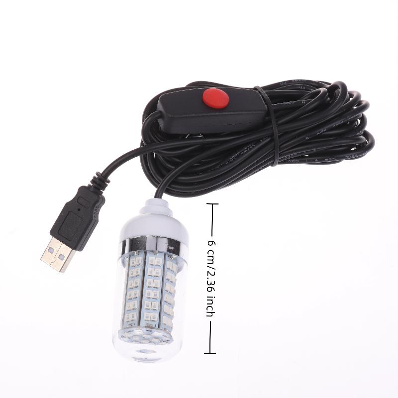 4 色水中ルアー照明釣り用 5V USB LED 集魚灯 I - Fish Finder Charger のレビューと価格