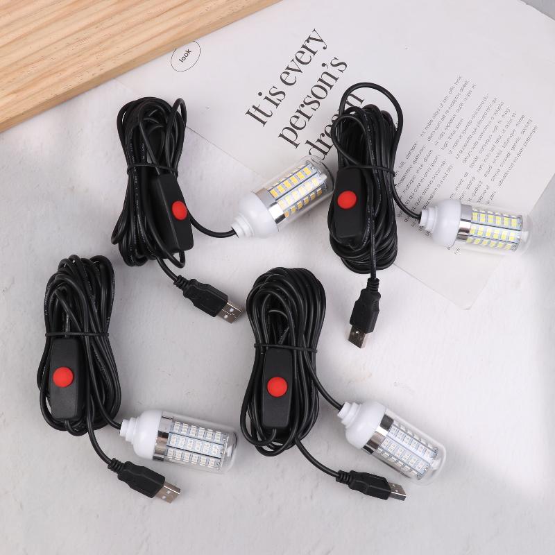 4 色水中ルアー照明釣り用 5V USB LED 集魚灯 I - Fish Finder Charger のレビューと価格