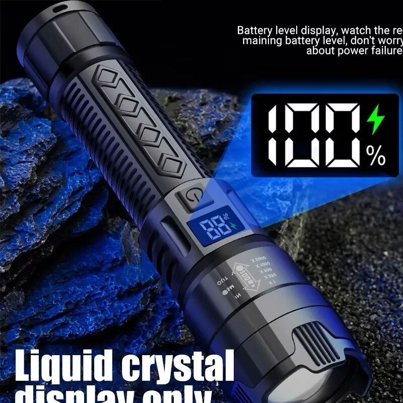 高強力パワー LED 懐中電灯 2000LM 戦術トーチ デ - Fishing Light のレビューと価格