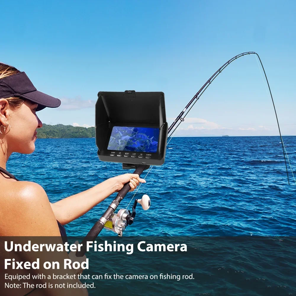 魚群探知機 5.0 インチ Lcd ディスプレイ水中釣りカメ - Fishing Camera のレビューと価格