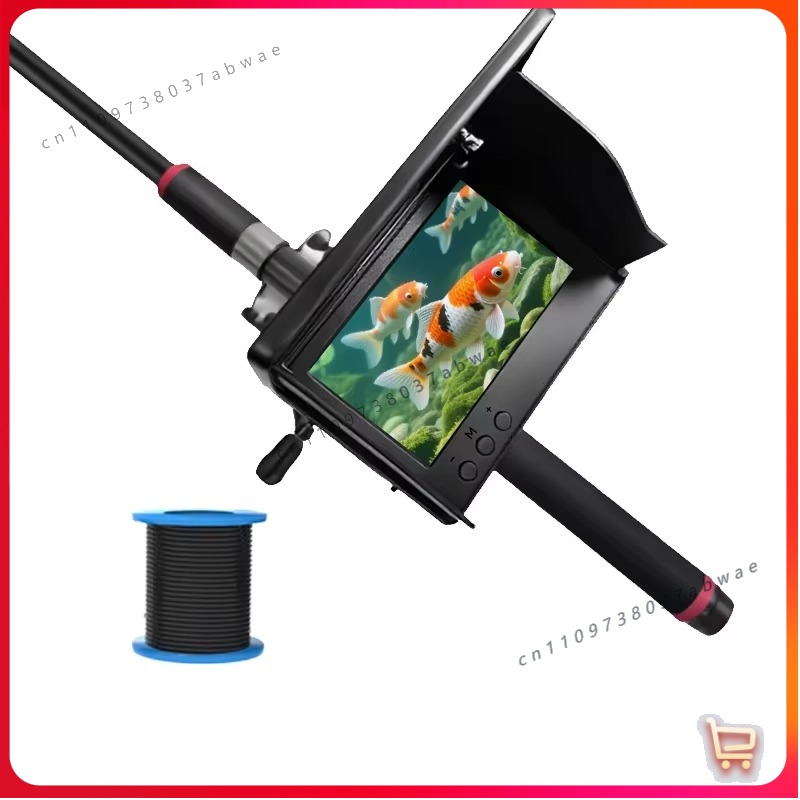 水中魚群探知機：5インチのポータブル充電式システム。50mの - Fish Finder Cable のレビューと価格