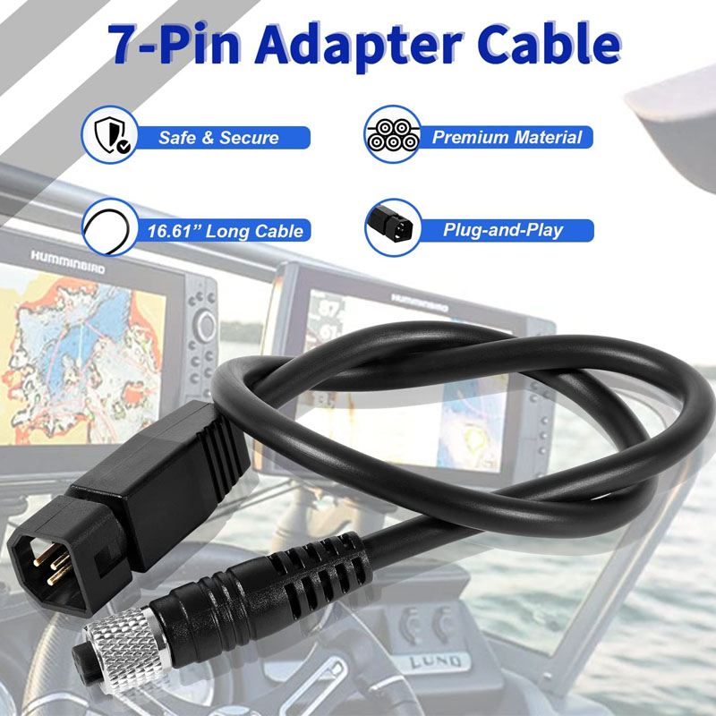 ユニバーサルソナートランスデューサーアダプターケーブル、ブラ - Fish Finder Transducer のレビューと価格
