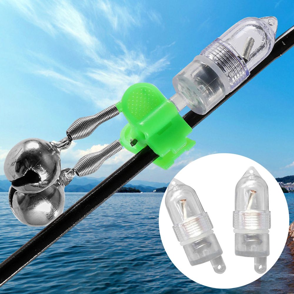 耐久性のある釣りアラートベル,LEDライト,ロッド,バイトサ - Bite Indicator のレビューと価格