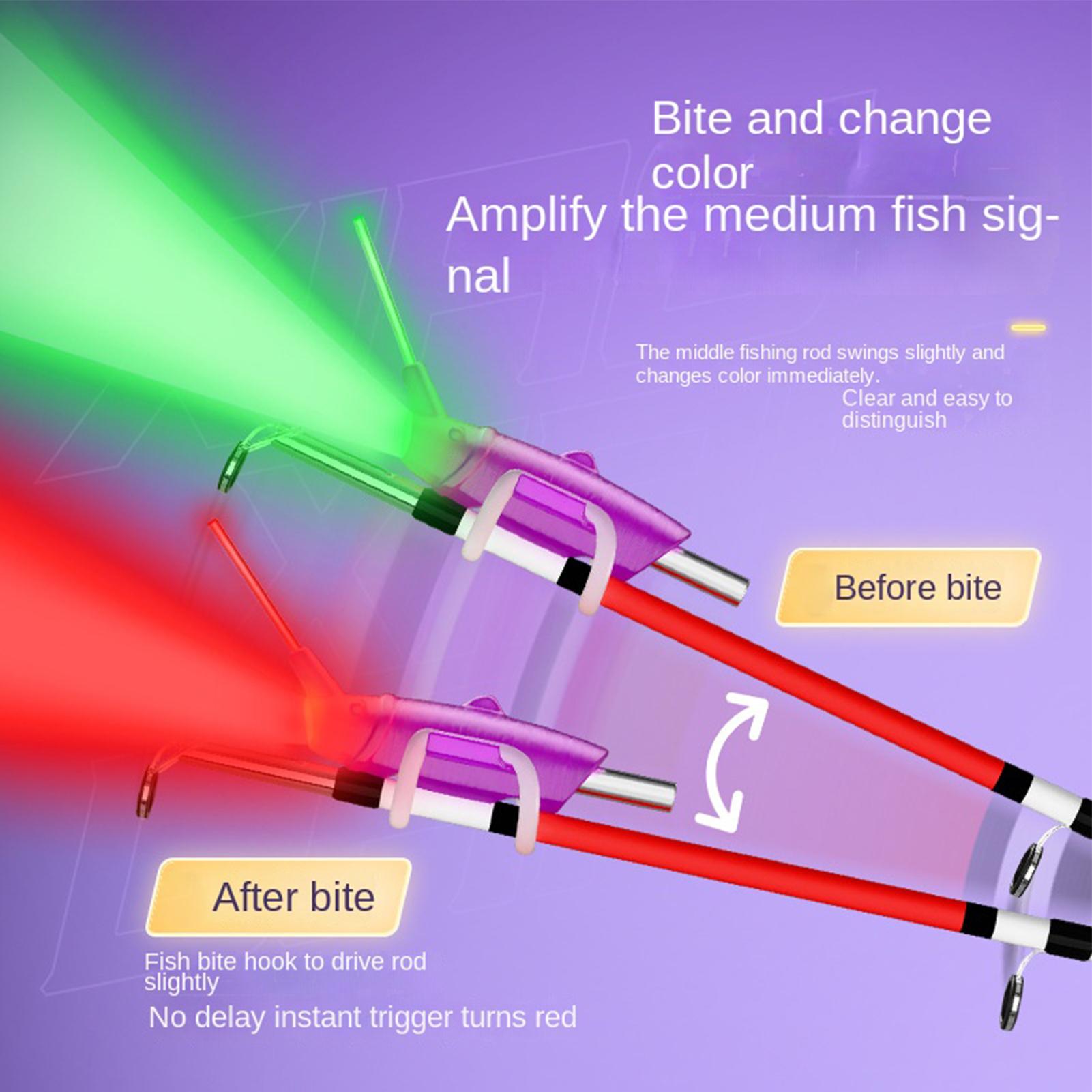 釣り竿バイトアラーム釣り用LED警告灯釣り竿警告灯釣り人漁師 - Fish Alarm のレビューと価格