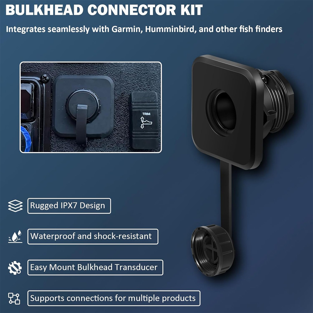 ライブスコープ ™ バルクヘッドコネクタキット 魚群探知機ソ - Fish Finder Transducer のレビューと価格