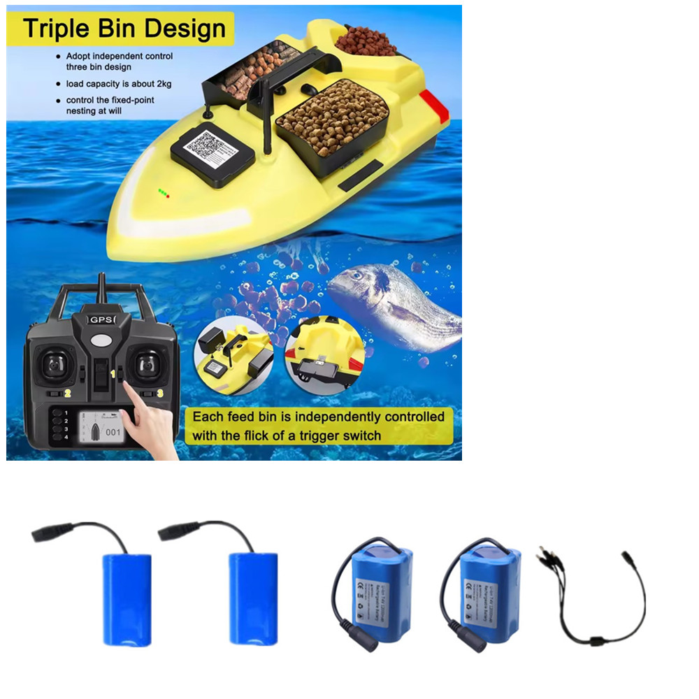 7.4V 5200mAh / 12000mAh バッテリー  - Fish Finder Charger のレビューと価格