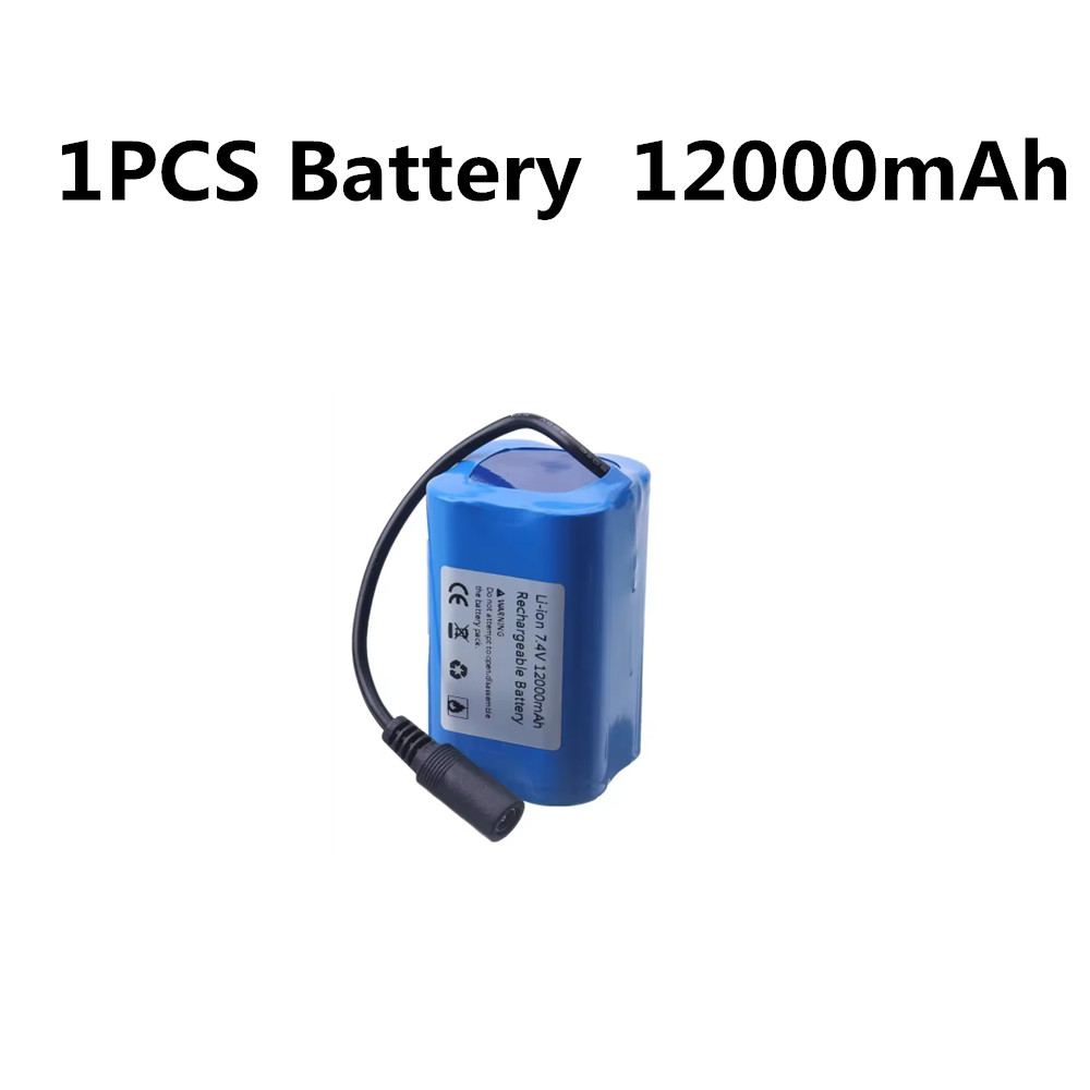 7.4V 5200mAh / 12000mAh バッテリー  - Fish Finder Charger のレビューと価格