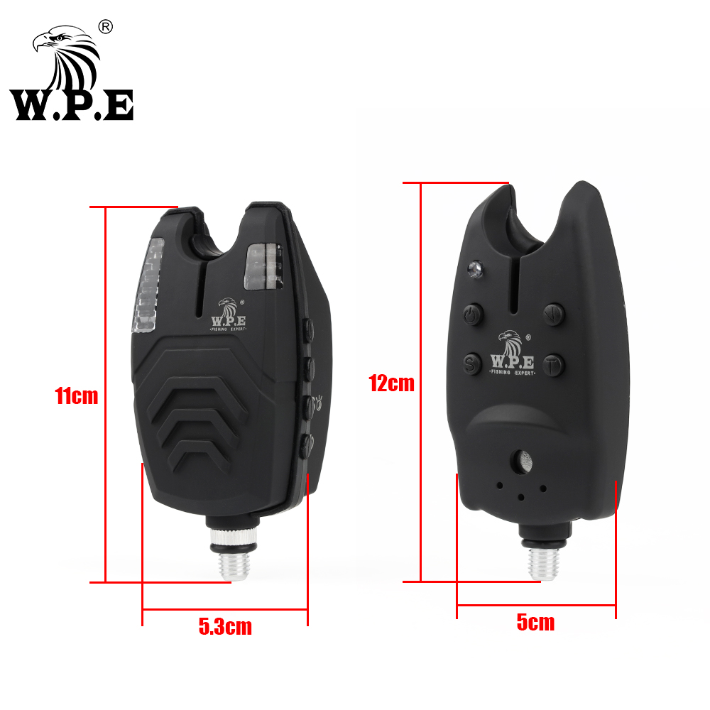 W.P.E 1 個鯉釣り餌警報 LED サウンドワイヤレス電 - Bite Indicator のレビューと価格