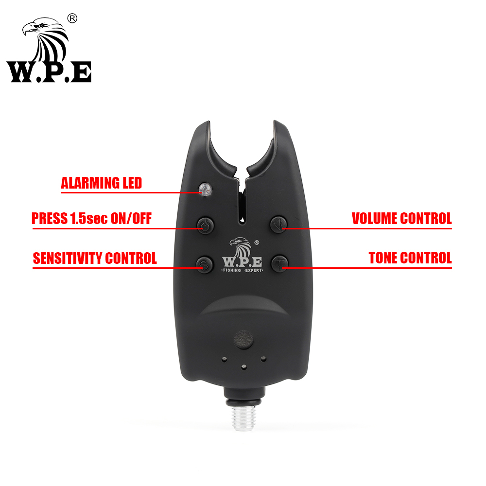 W.P.E 1 個鯉釣り餌警報 LED サウンドワイヤレス電 - Bite Indicator のレビューと価格