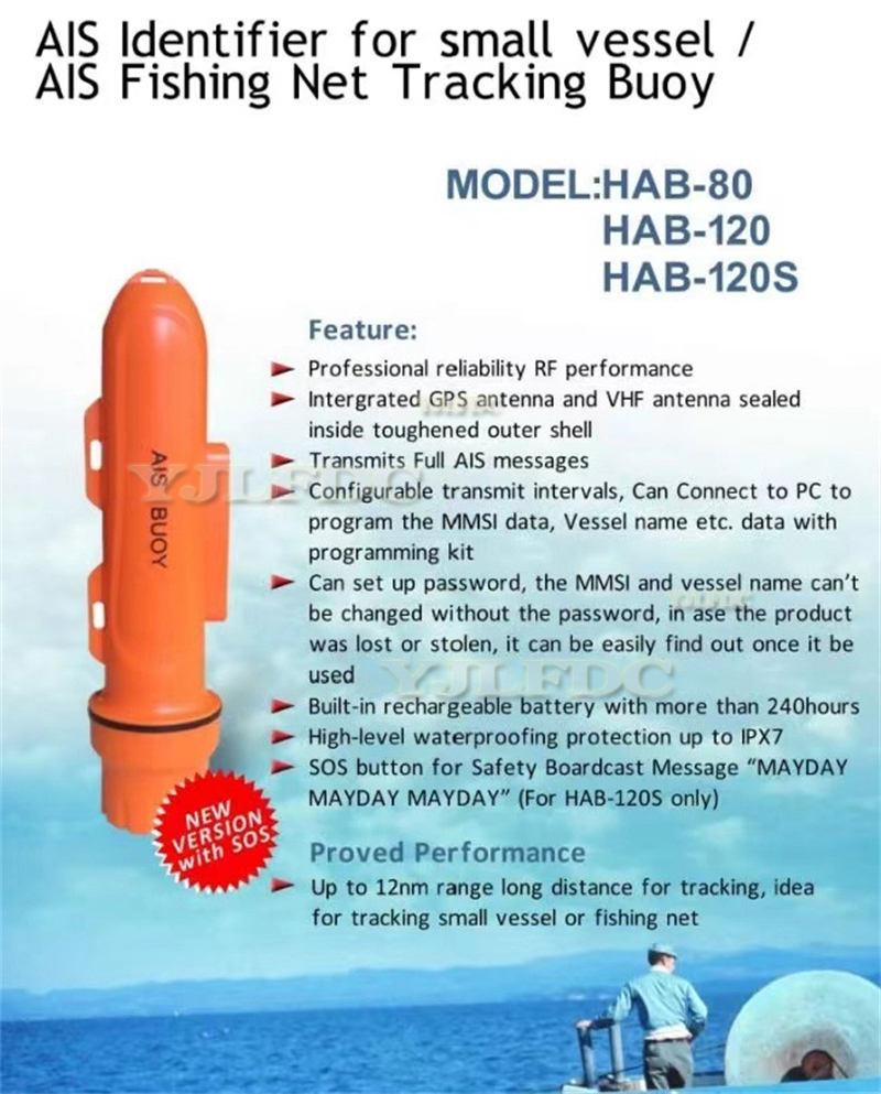 HAB-120S 釣りブイメーター送信 AIS 位置情報 E - Fishing Gps のレビューと価格