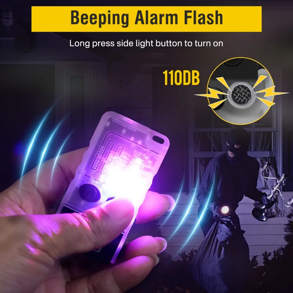 BORUiT V20 ブザー付きEDC LEDキーホルダー懐 - Fishing Light のレビューと価格