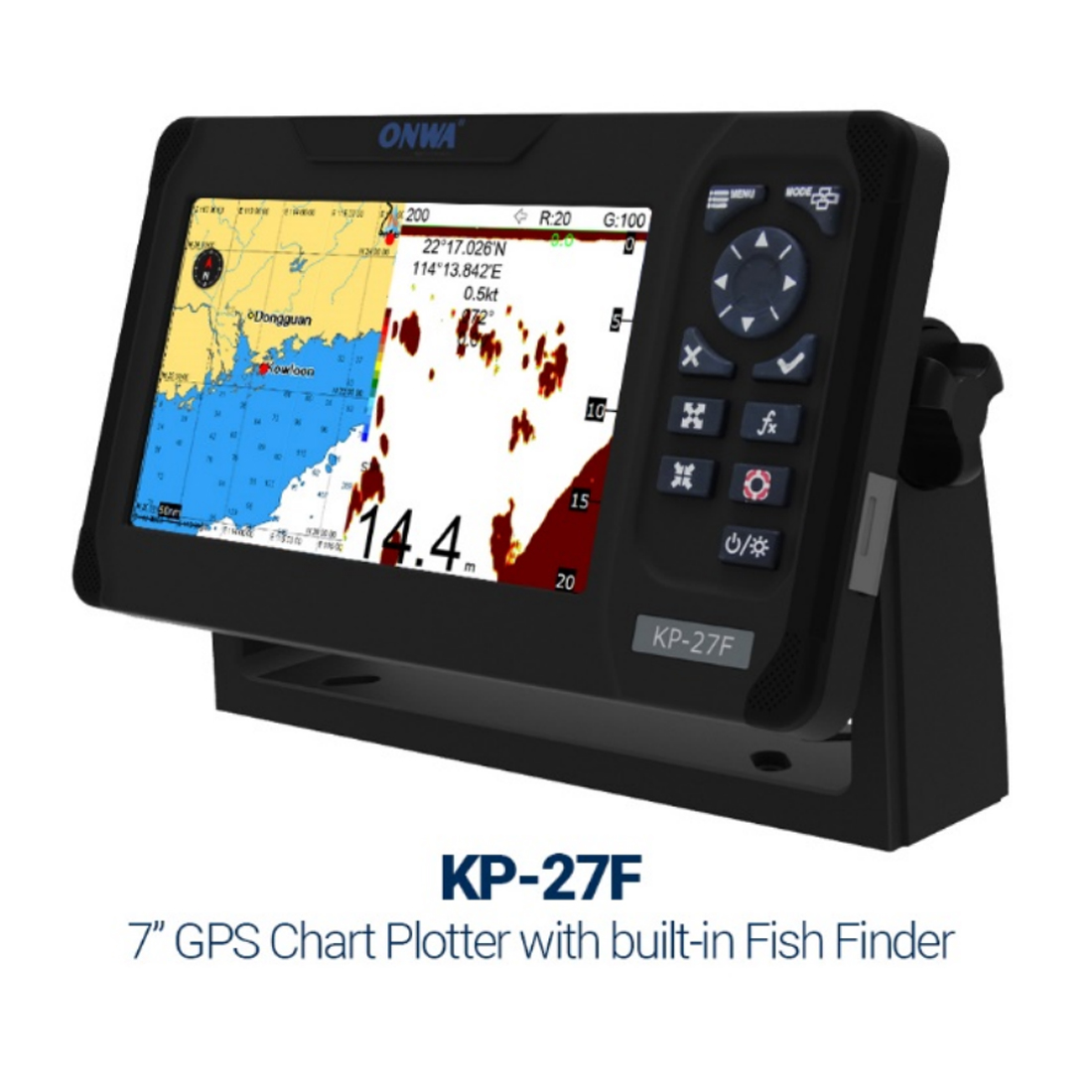 ONWA KP-27F 7インチ マリンGPSチャートプロッ - Fish Finder Gps のレビューと価格