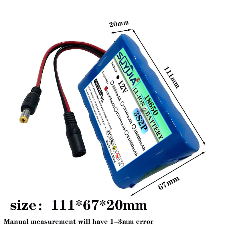 12V 3S2P リチウムバッテリーパック、大容量12.8A - Fish Finder Charger のレビューと価格
